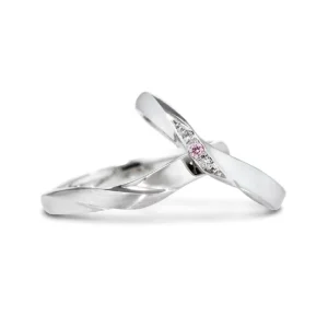ミルク＆ストロベリー 結婚指輪 シャルメ
