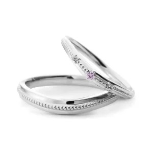 ミルク＆ストロベリー 結婚指輪 ラ・トリニーテ