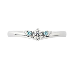 スウィートブルーダイヤモンド 婚約指輪 SBE20